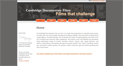 Desktop Screenshot of cambridgedocumentaryfilms.org