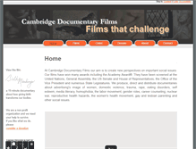 Tablet Screenshot of cambridgedocumentaryfilms.org